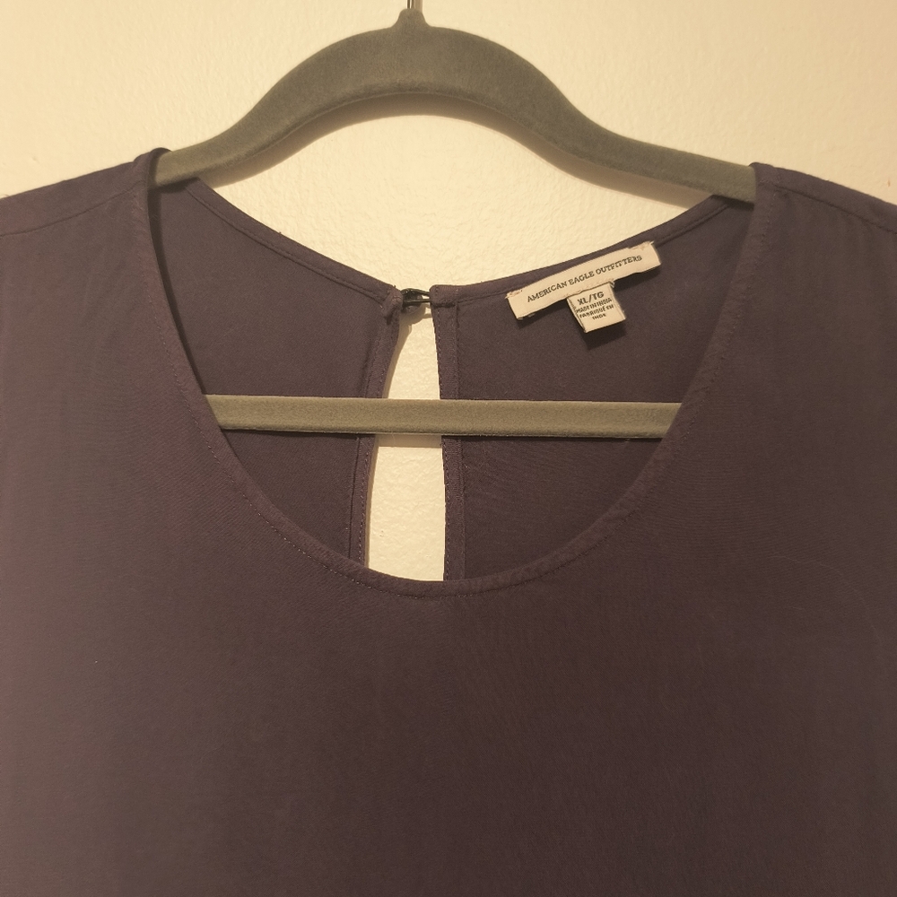 American Eagle Outfitters Dark Blue Trapeze Dress - Size XL